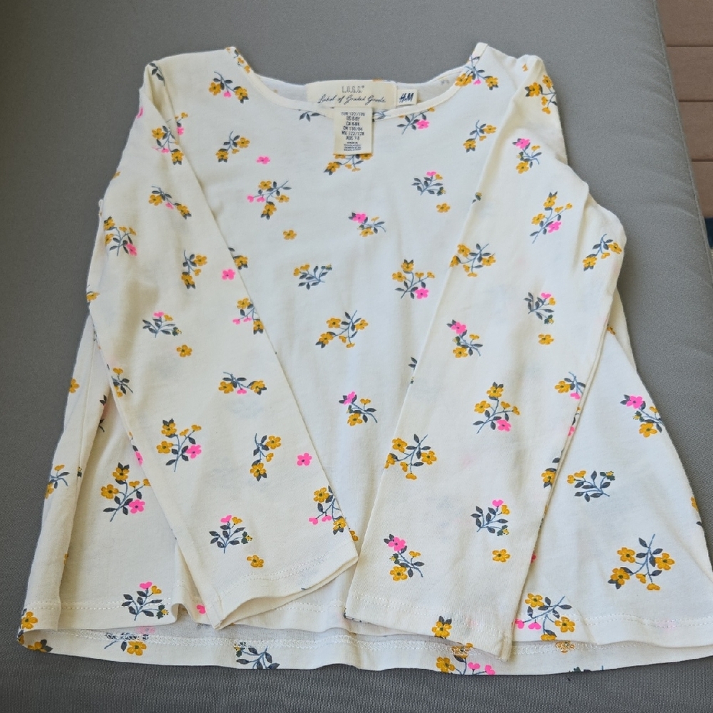 Logg H and MFloral Long Sleeve Top